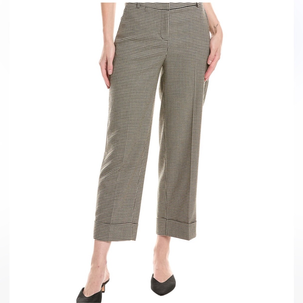 Anne Klein Women's Cropped Houndstooth Pants Size 8